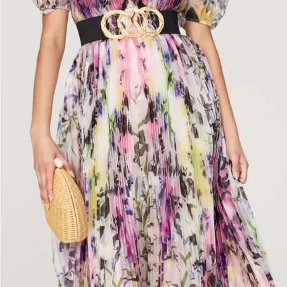 Bibhu Mohapatra
Puff Shoulder Printed Dress Floral Multicolor Dress no belt - Picture 5 of 5
